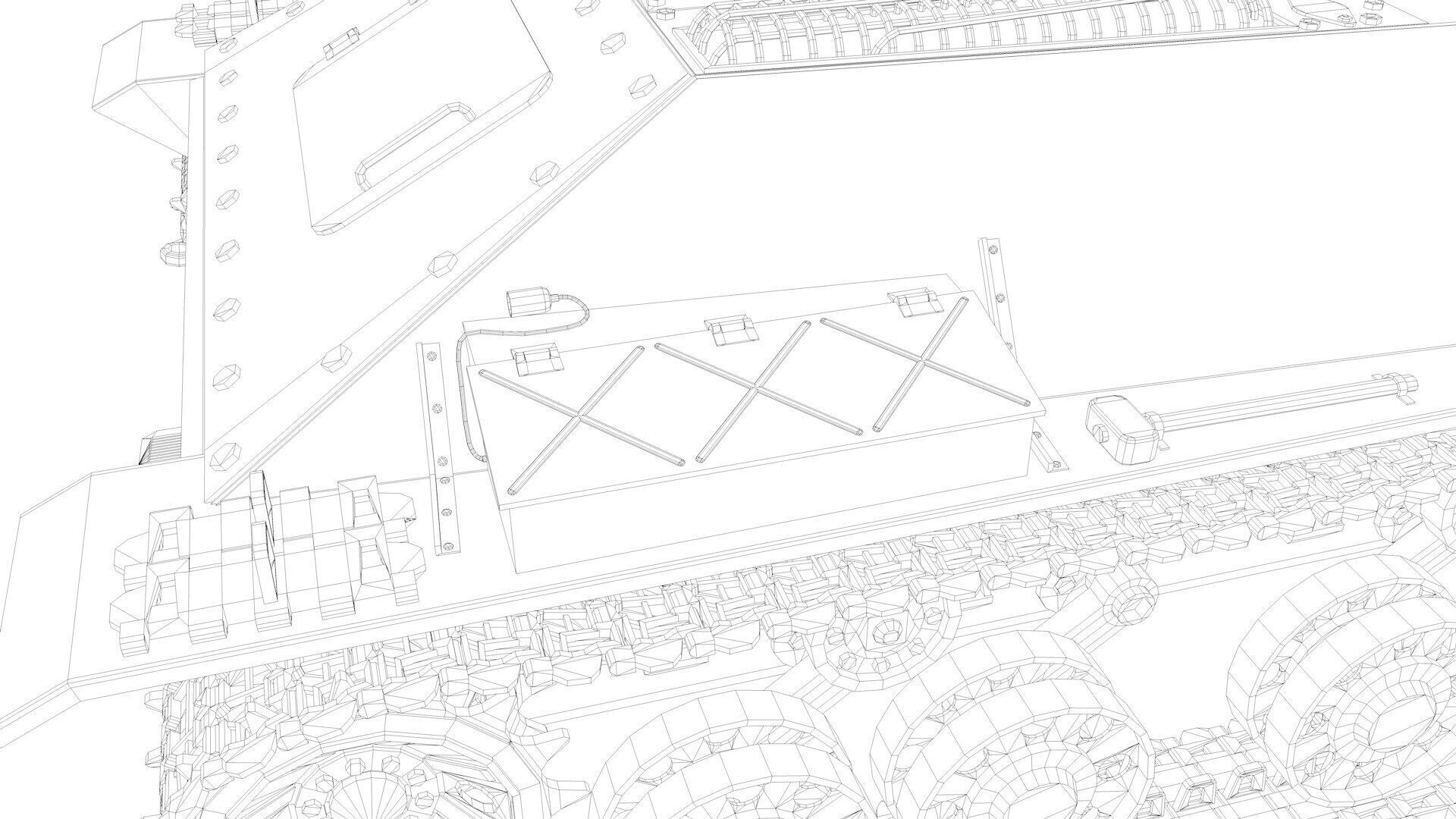 T-50 Soviet light Tank 3D model_17