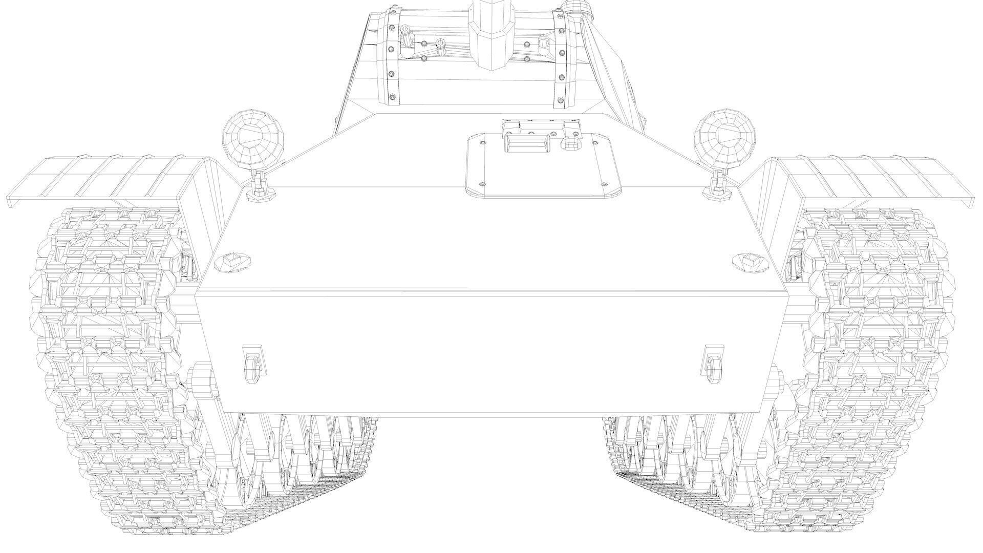 T-50 Soviet light Tank 3D model_19