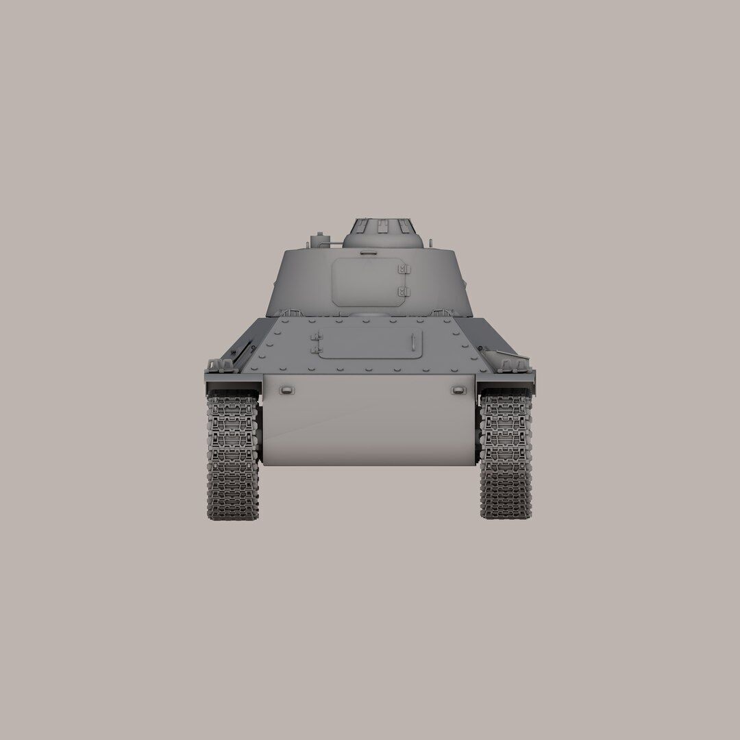 T-50 Soviet light Tank 3D model_13