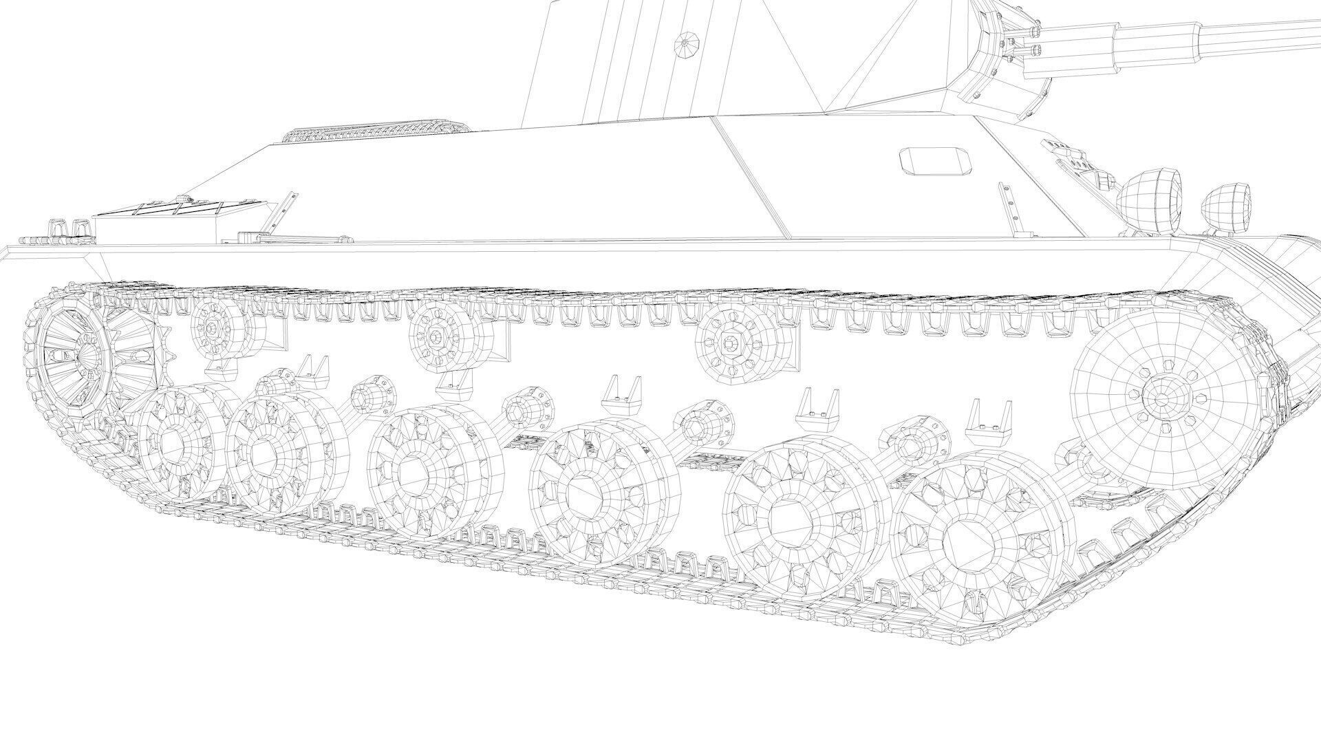T-50 Soviet light Tank 3D model_18