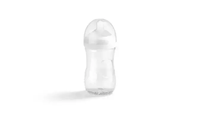 Empty Plastic Baby Bottle - children milk feeding container