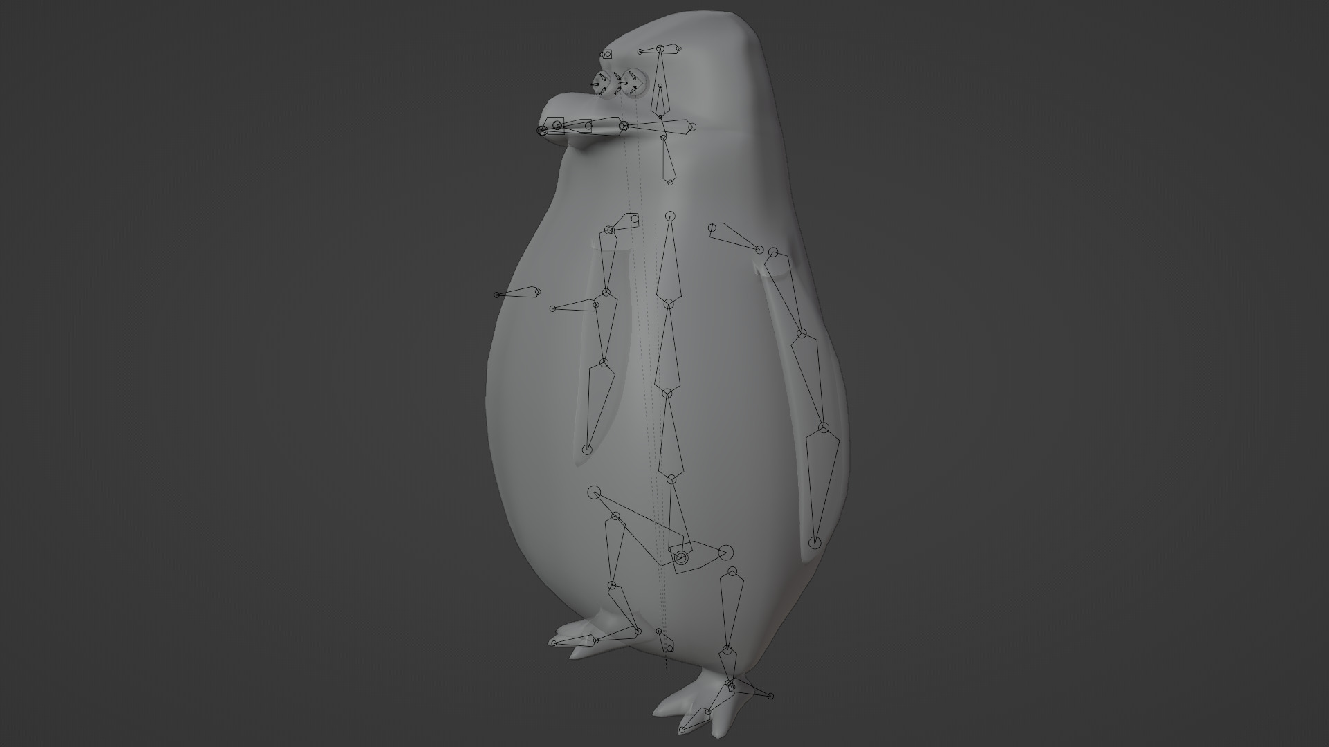 Skipper from Penguins of Madagascar Low-poly 3D model_21
