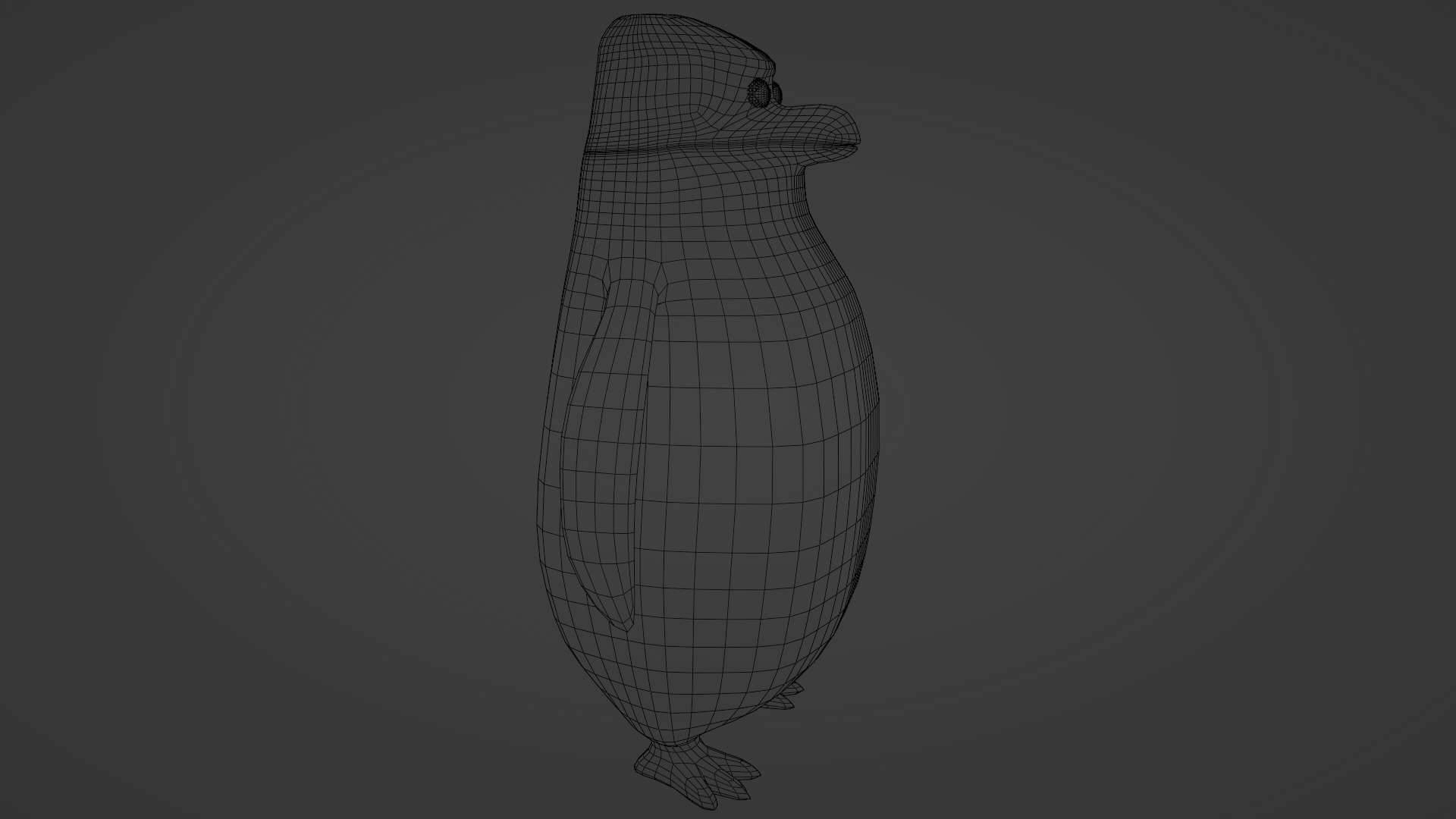 Skipper from Penguins of Madagascar Low-poly 3D model_10