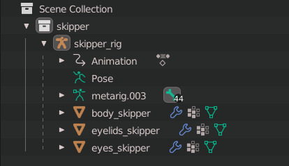 Skipper from Penguins of Madagascar Low-poly 3D model_29