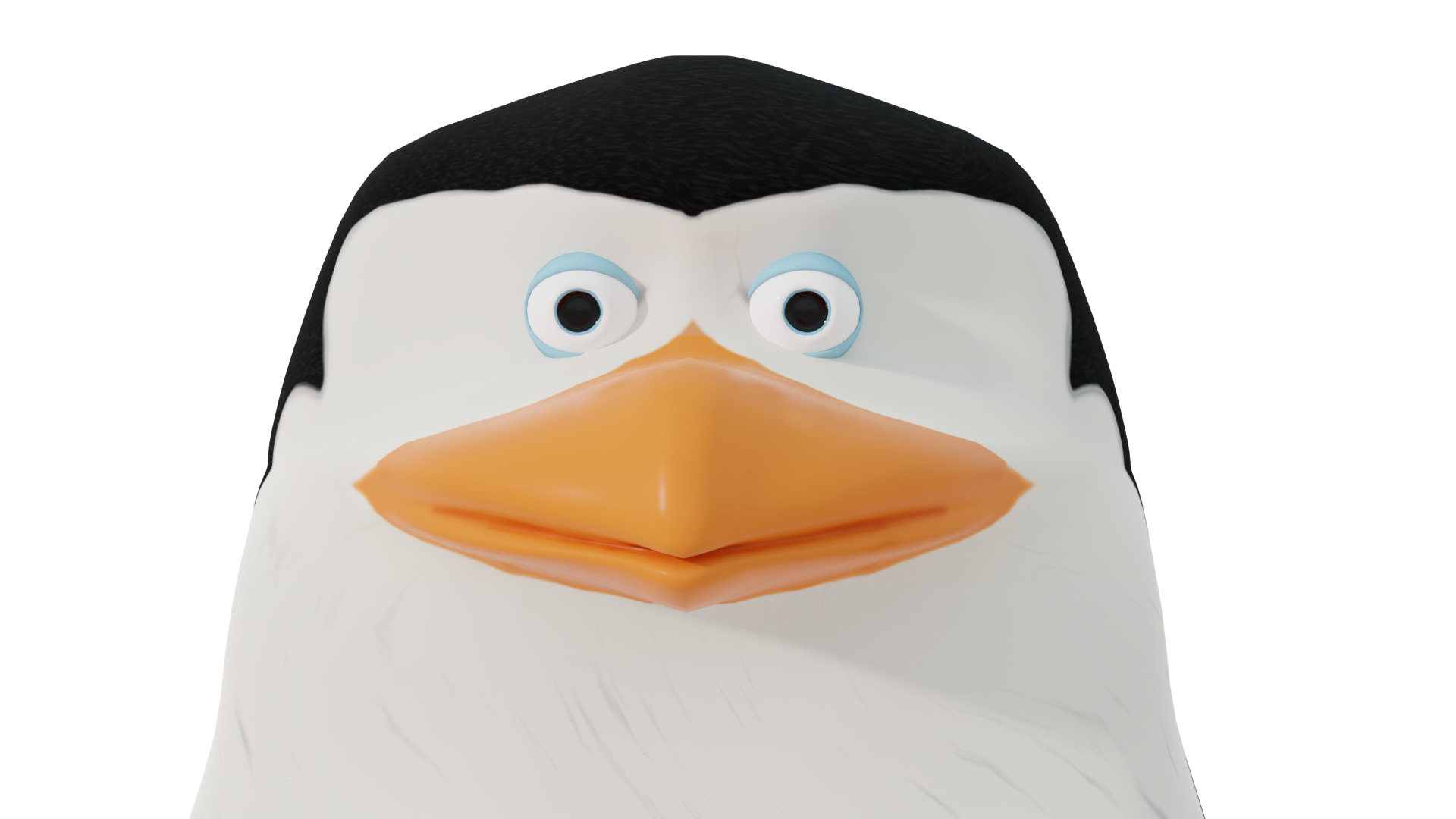 Skipper from Penguins of Madagascar Low-poly 3D model_17