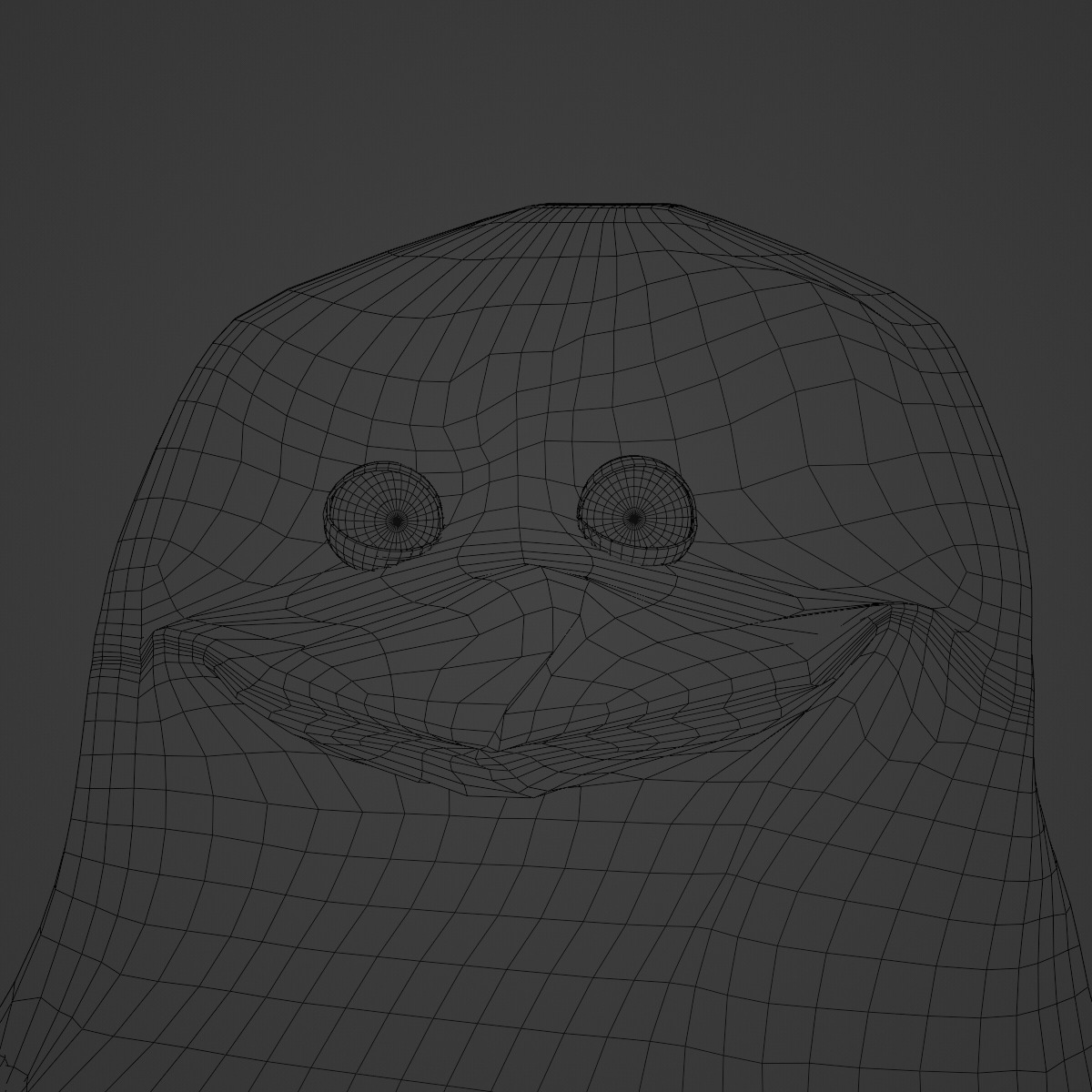 Skipper from Penguins of Madagascar Low-poly 3D model_4