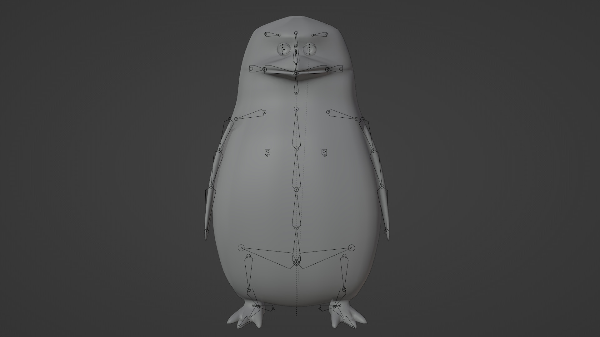 Skipper from Penguins of Madagascar Low-poly 3D model_19