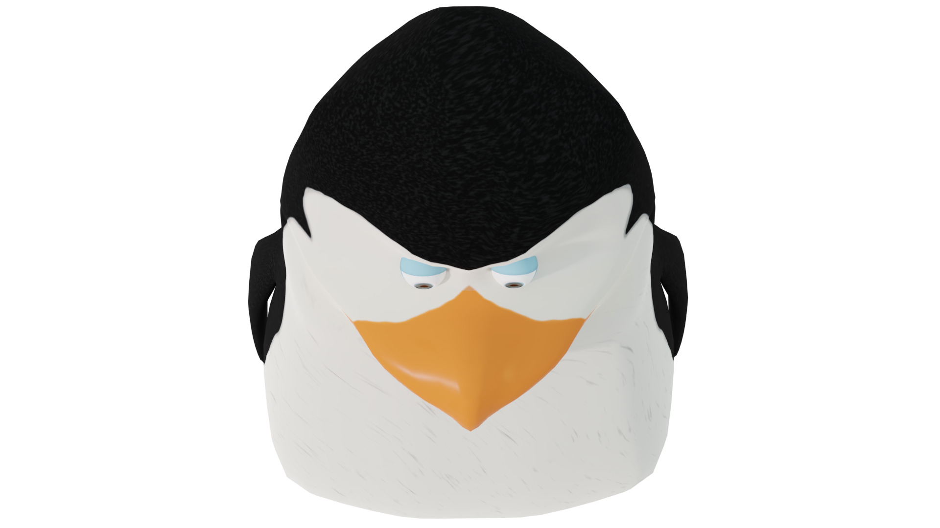 Skipper from Penguins of Madagascar Low-poly 3D model_13