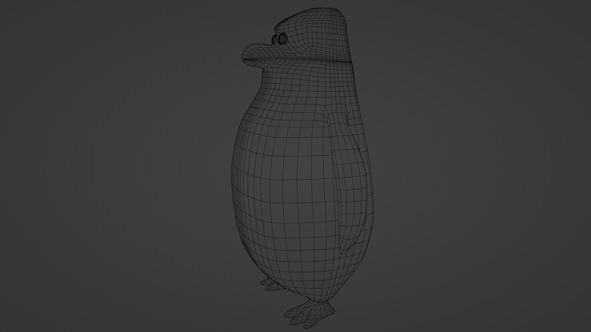 Skipper from Penguins of Madagascar Low-poly 3D model_8