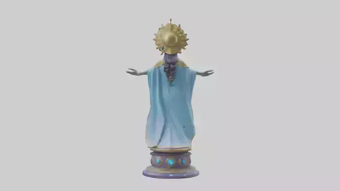 Cosmic Empress statue model