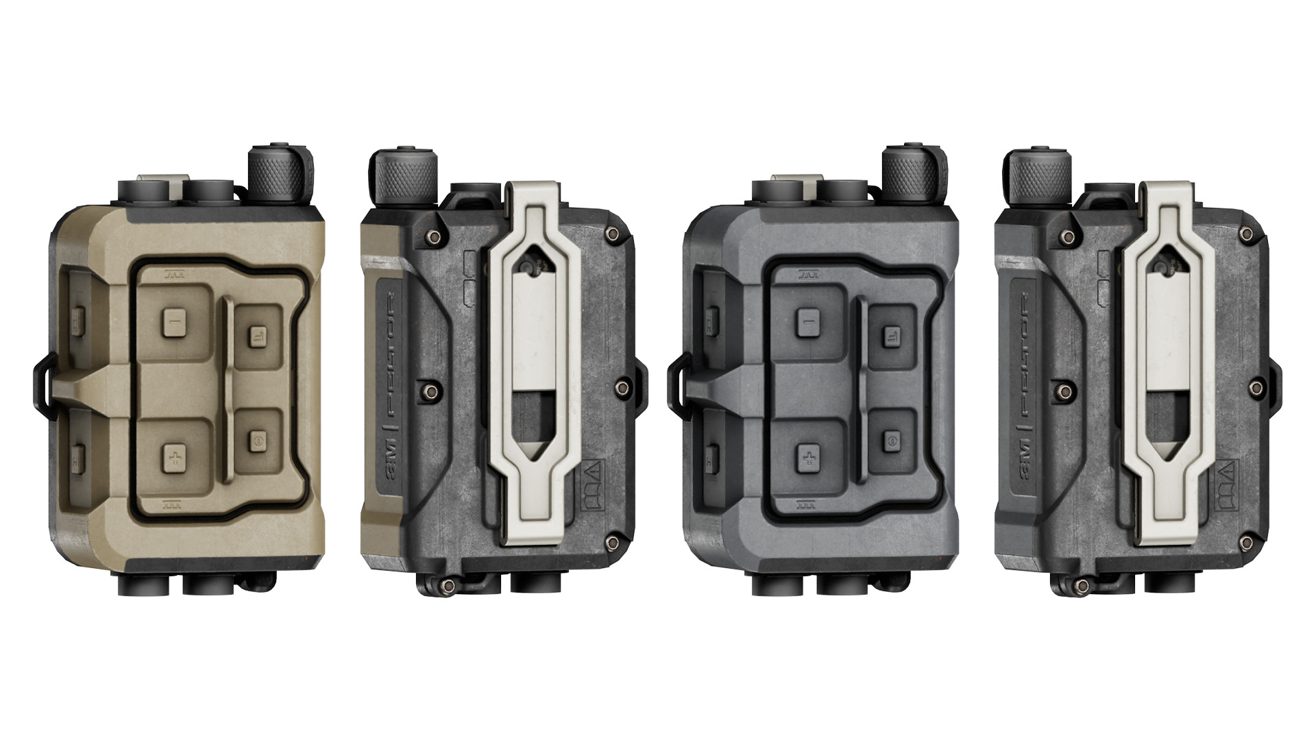 3M PELTOR COMTAC VII Low-poly 3D model_3