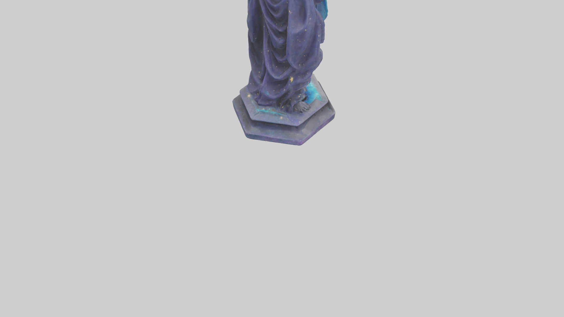 Cosmic Sorcerer statue model 3D model_4