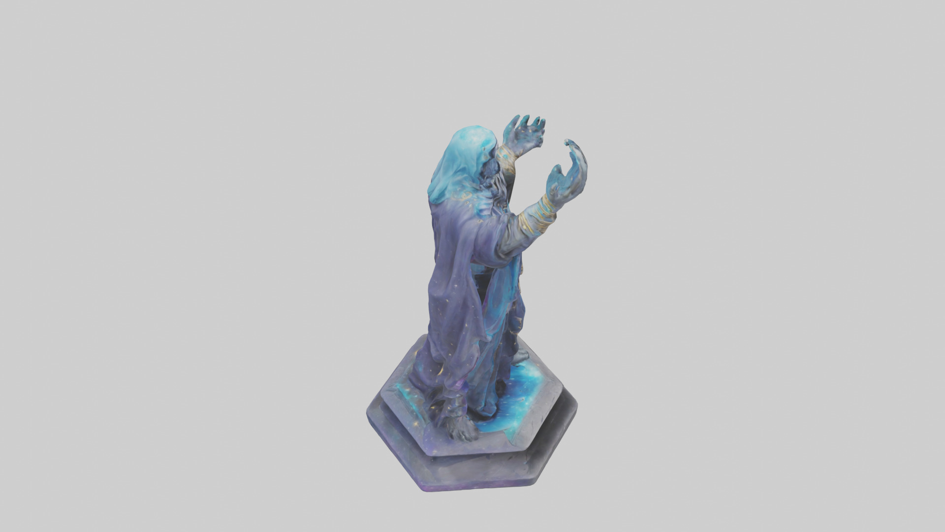 Cosmic Sorcerer statue model 3D model_18
