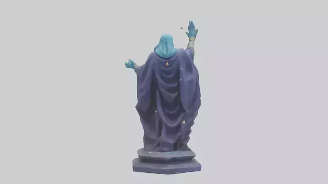 Cosmic Sorcerer statue model