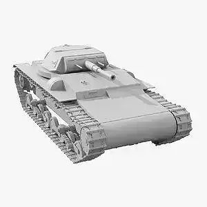 Carro de Combate Verdeja Tank 3D model