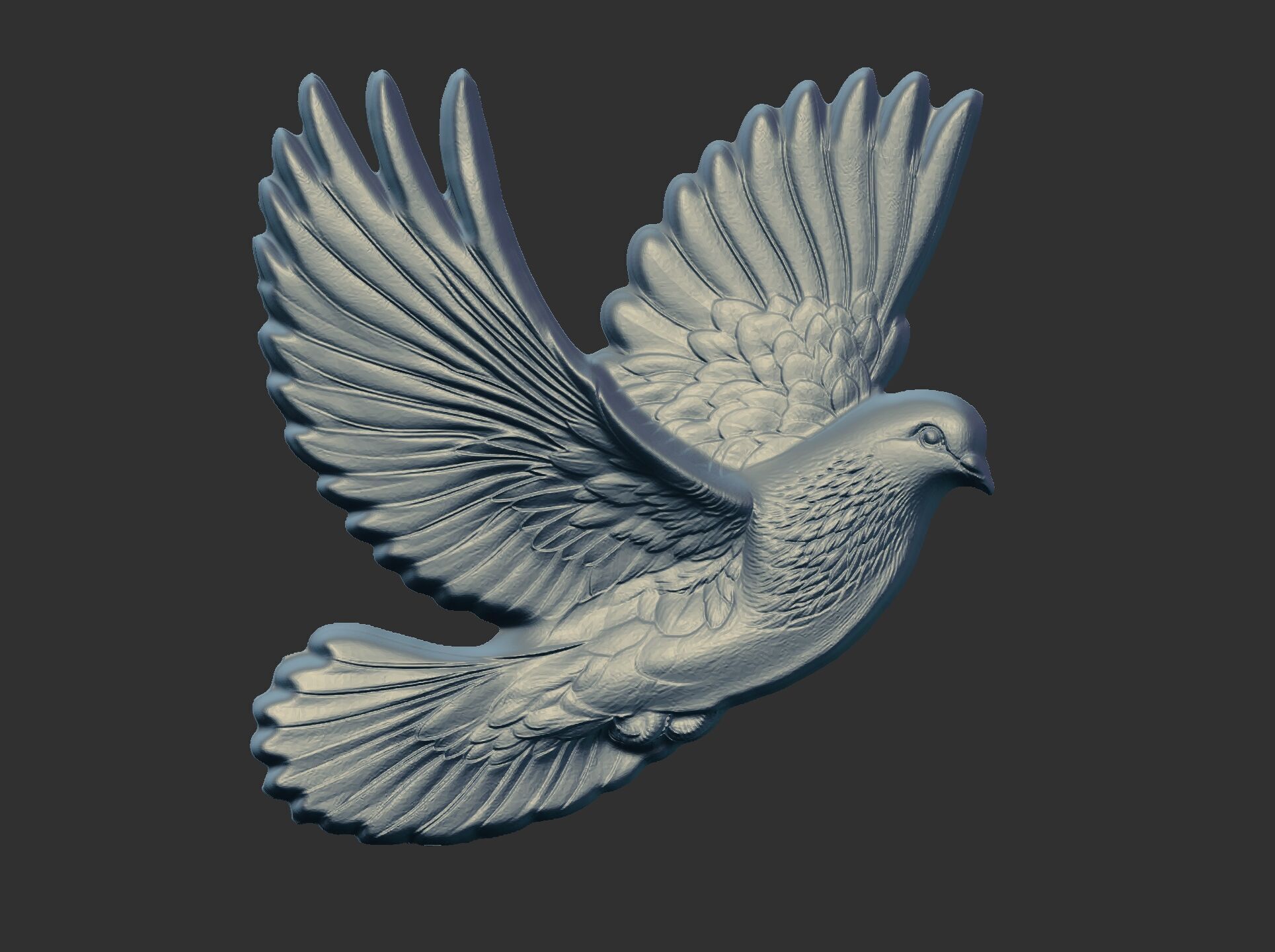 Dove cnc model  3D print model_15