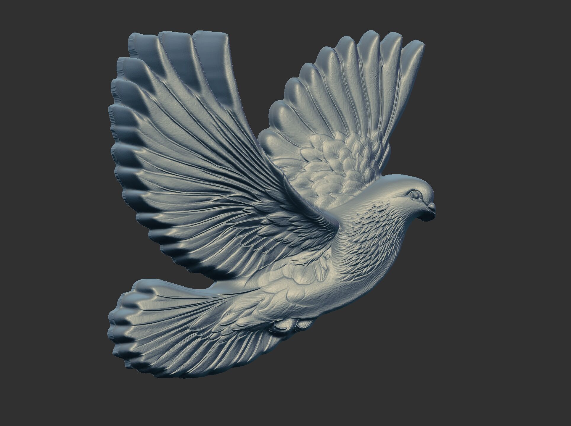 Dove cnc model  3D print model_14