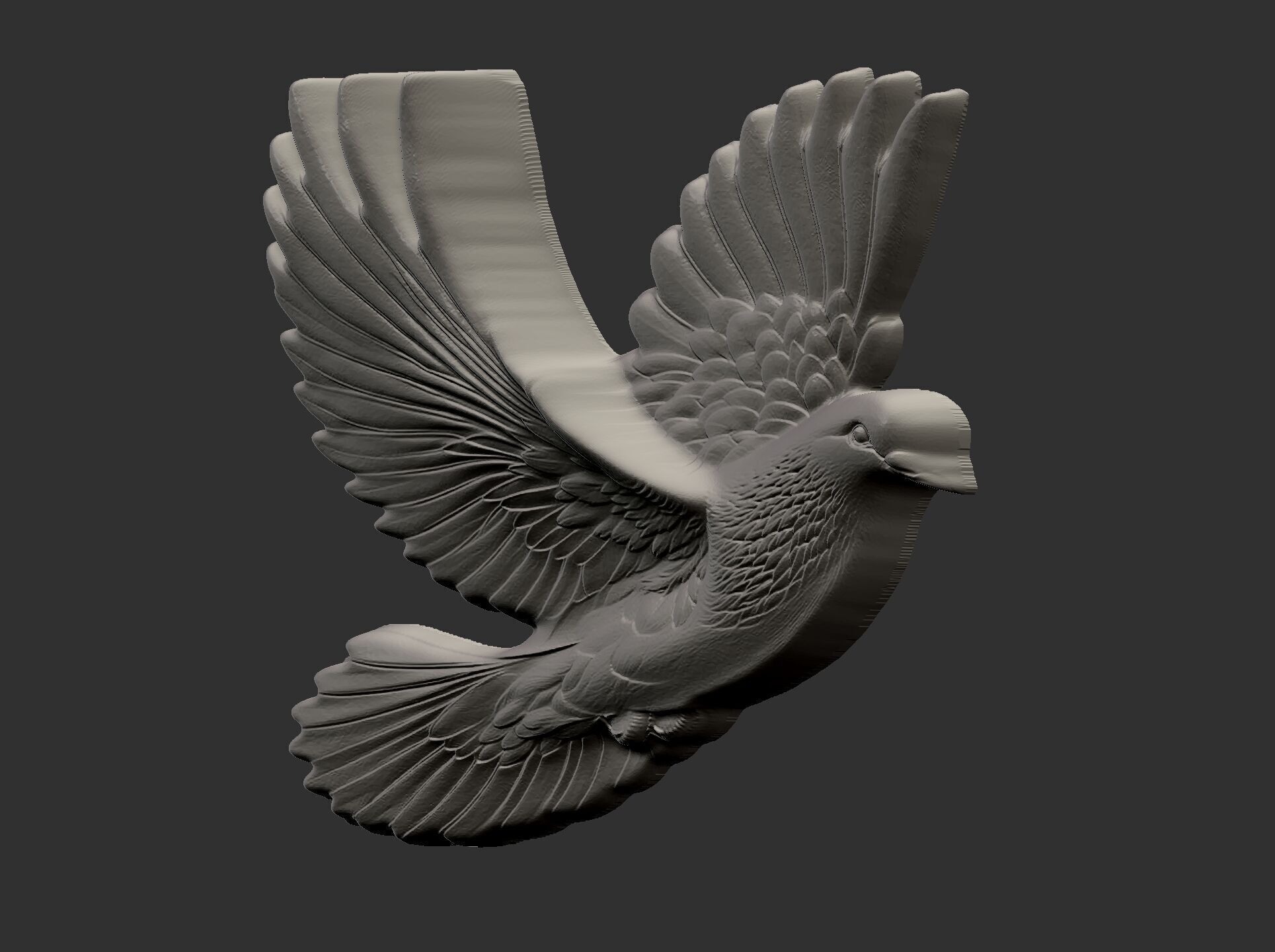 Dove cnc model  3D print model_3