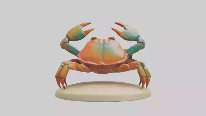 Crab Figurine model