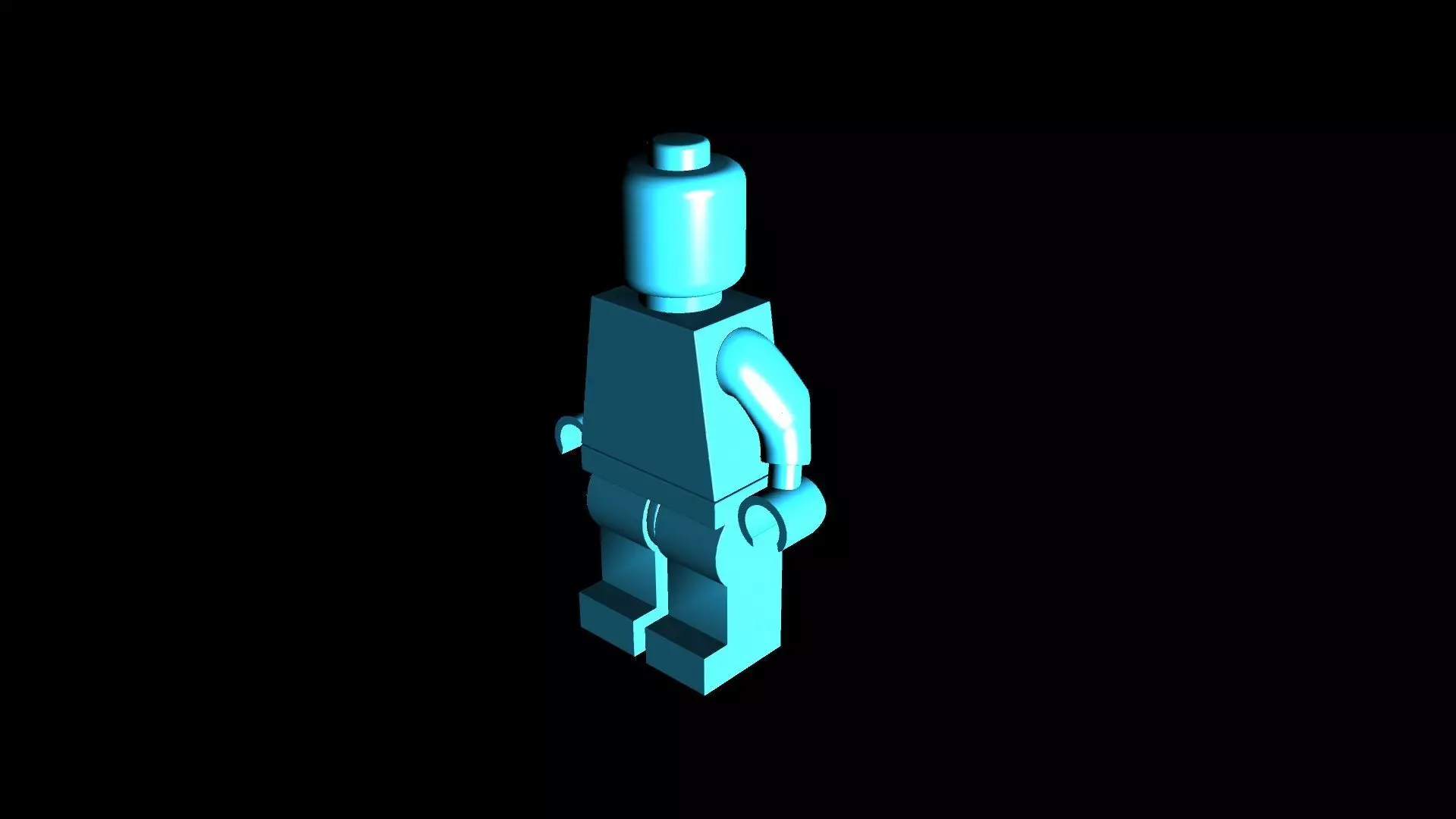Lego character 3D model_0