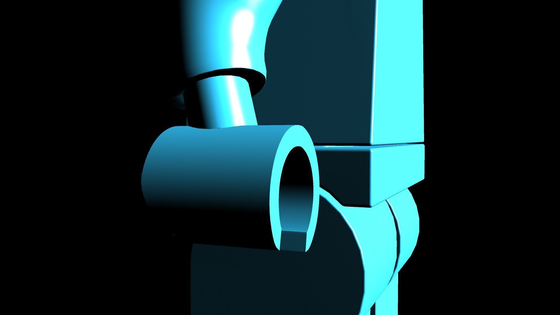 Lego character 3D model_3