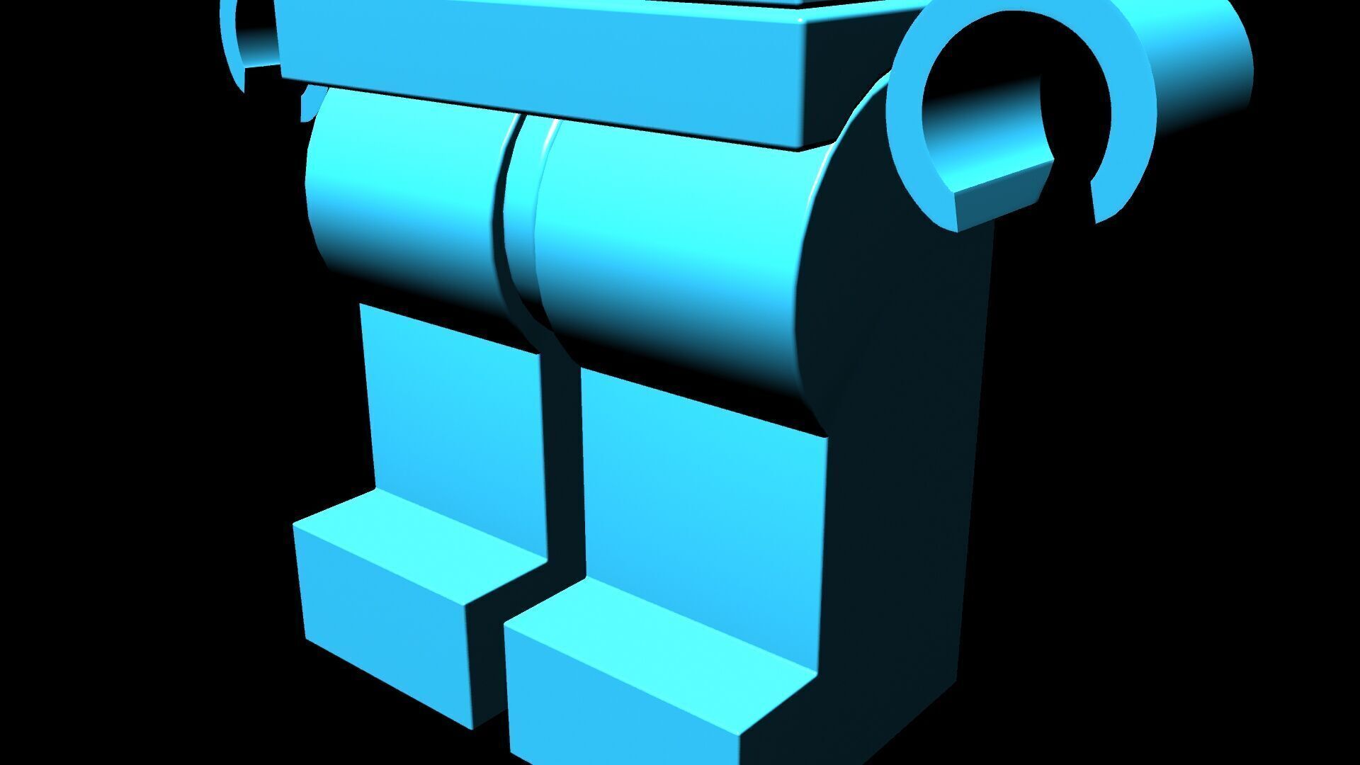 Lego character 3D model_4