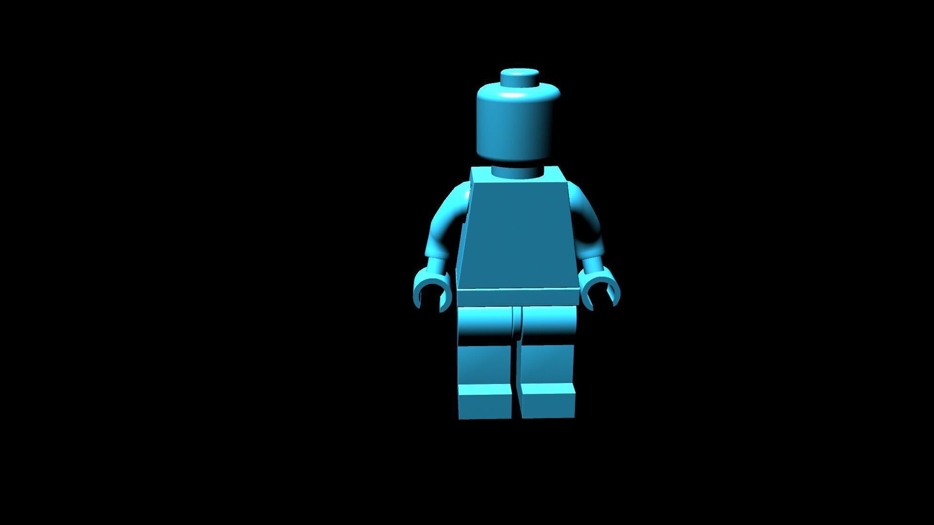Lego character 3D model_1