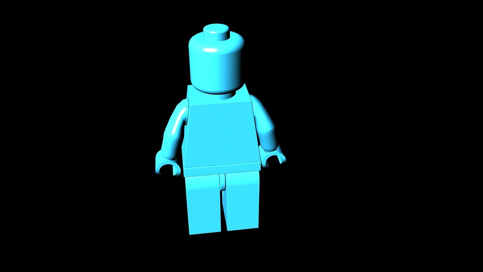 Lego character 3D model_2