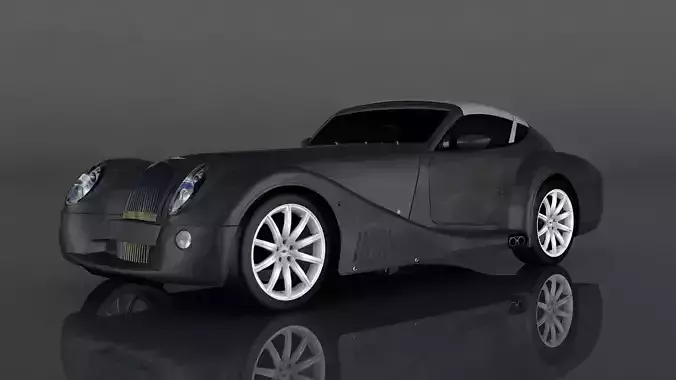 Morgan Aero Low-poly 3D model