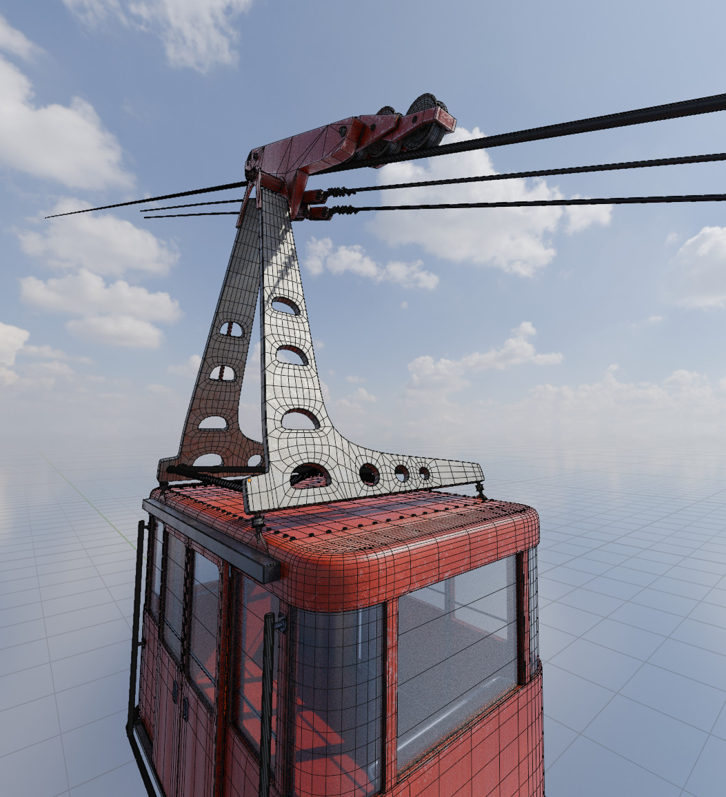 Cablecar Gondola 3D model 3D model_11