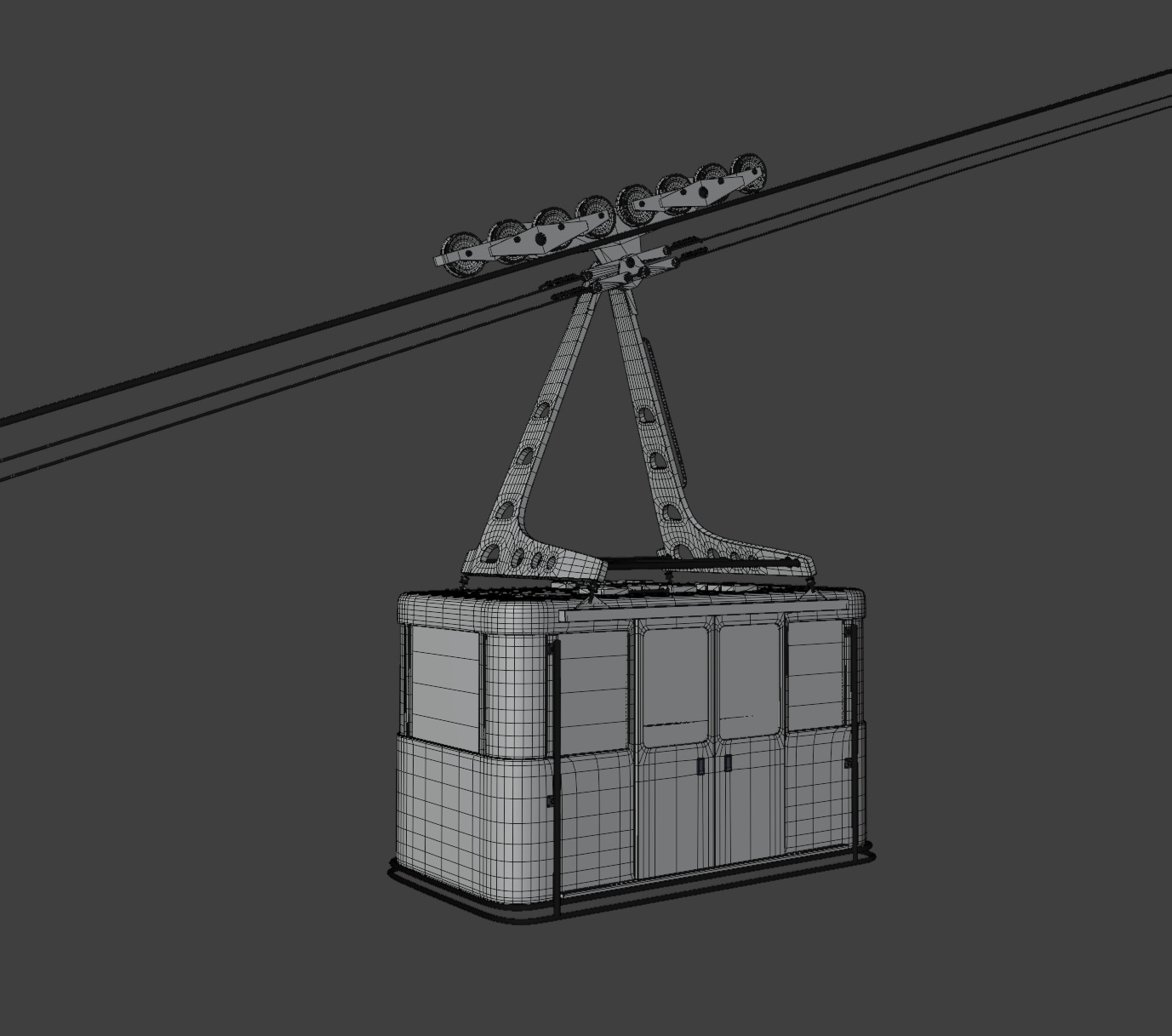 Cablecar Gondola 3D model 3D model_9