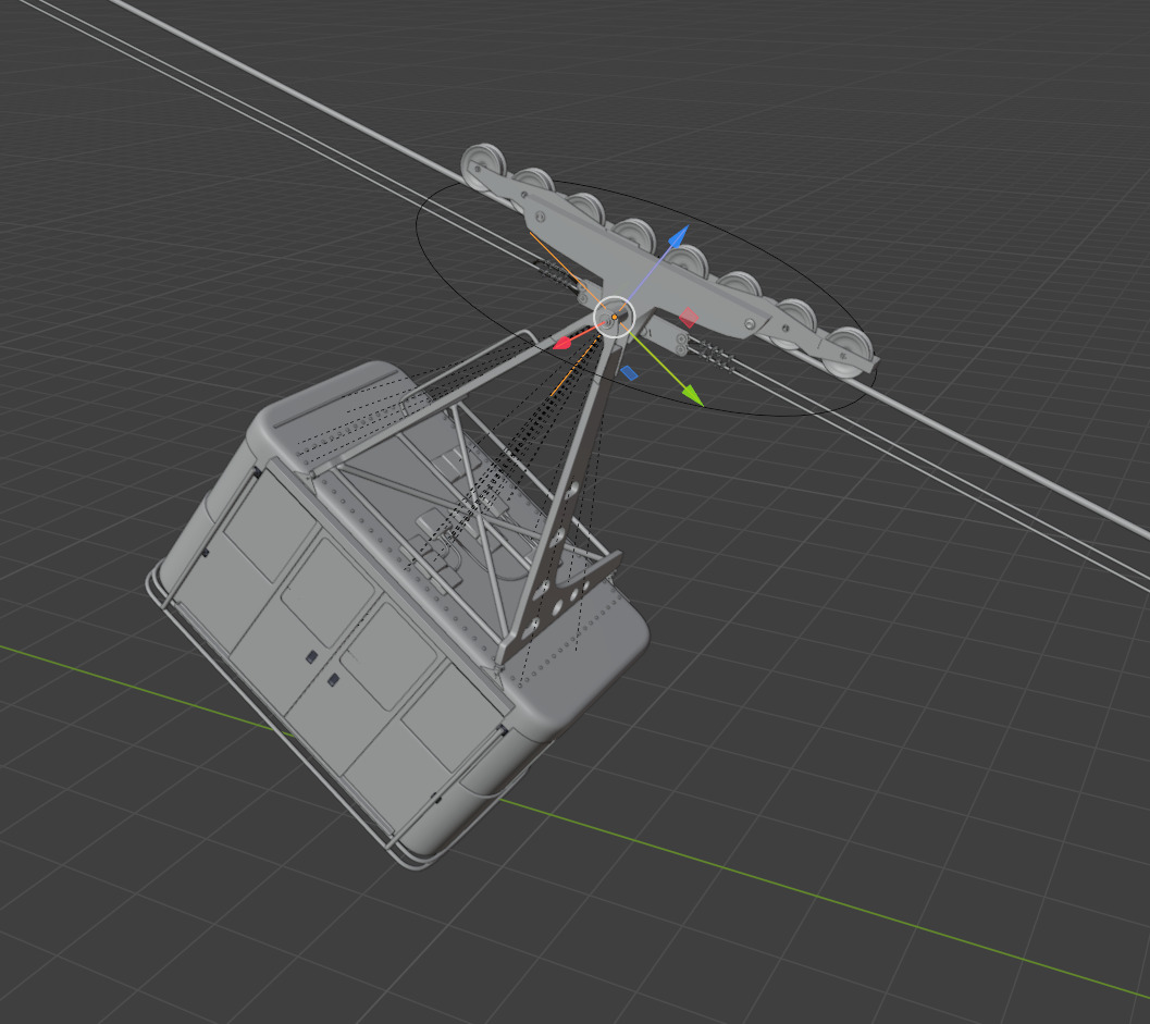 Cablecar Gondola 3D model 3D model_7