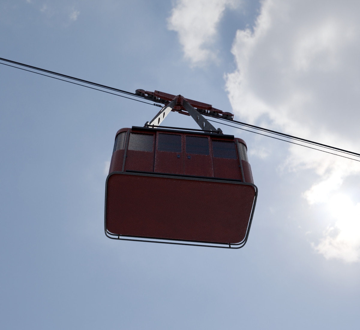 Cablecar Gondola 3D model 3D model_8