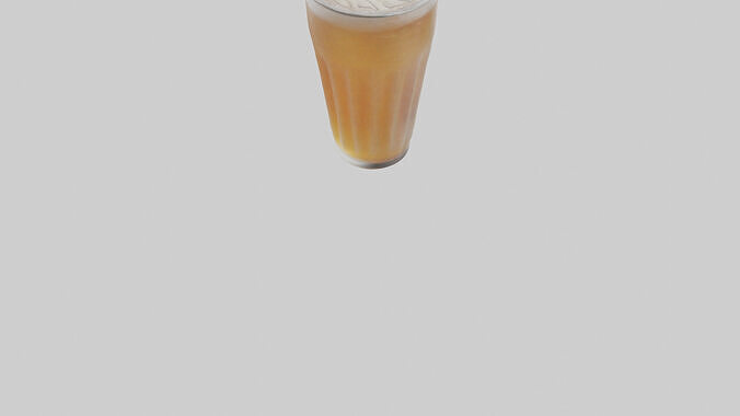 Cream soda model 3D model 5