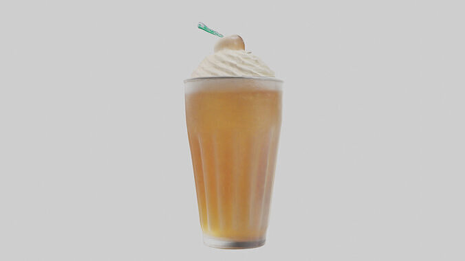 Cream soda model 3D model 3