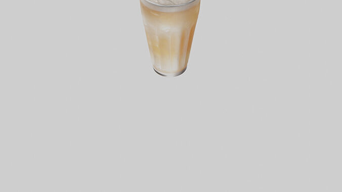 Cream soda model 3D model 6