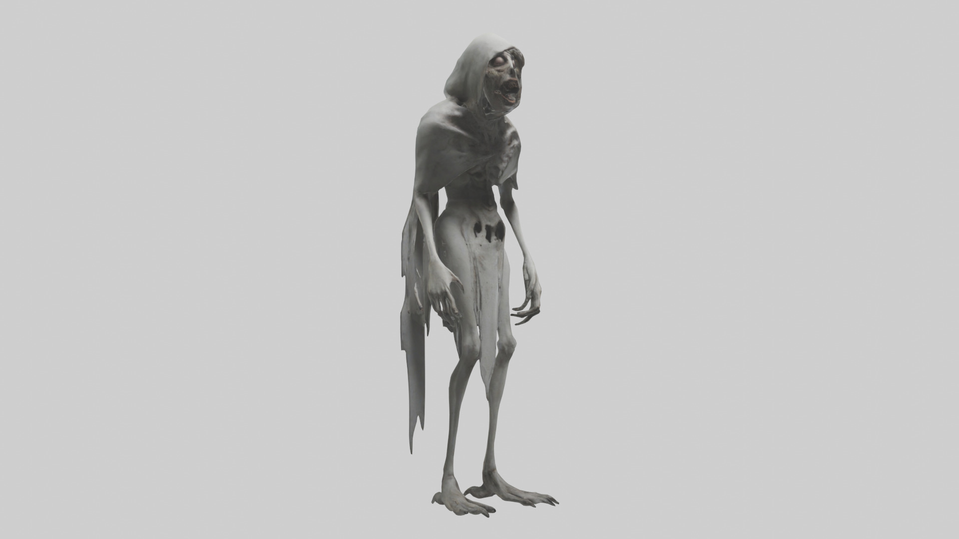 Creepy figure model 3D model_7