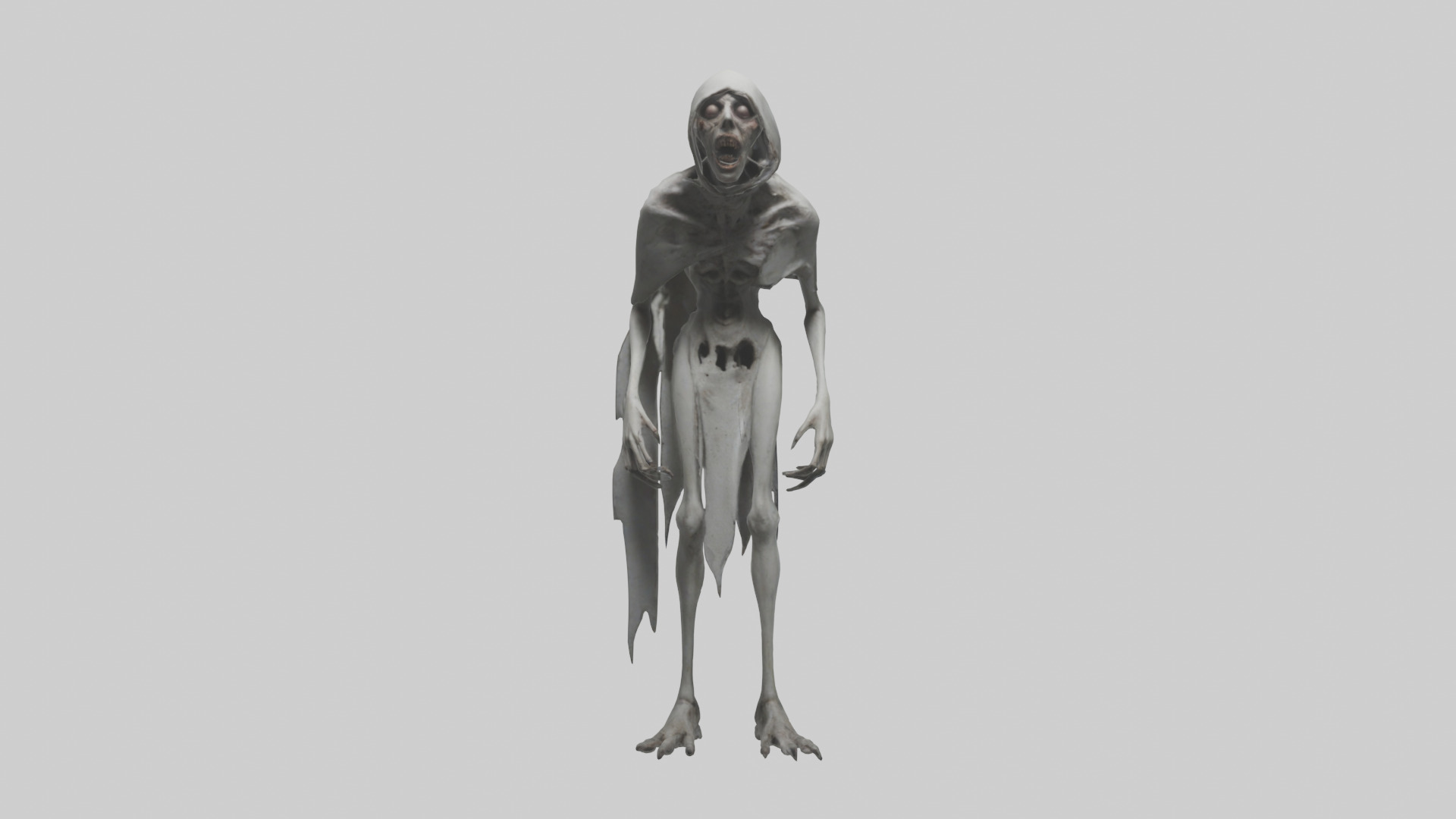 Creepy figure model 3D model_9