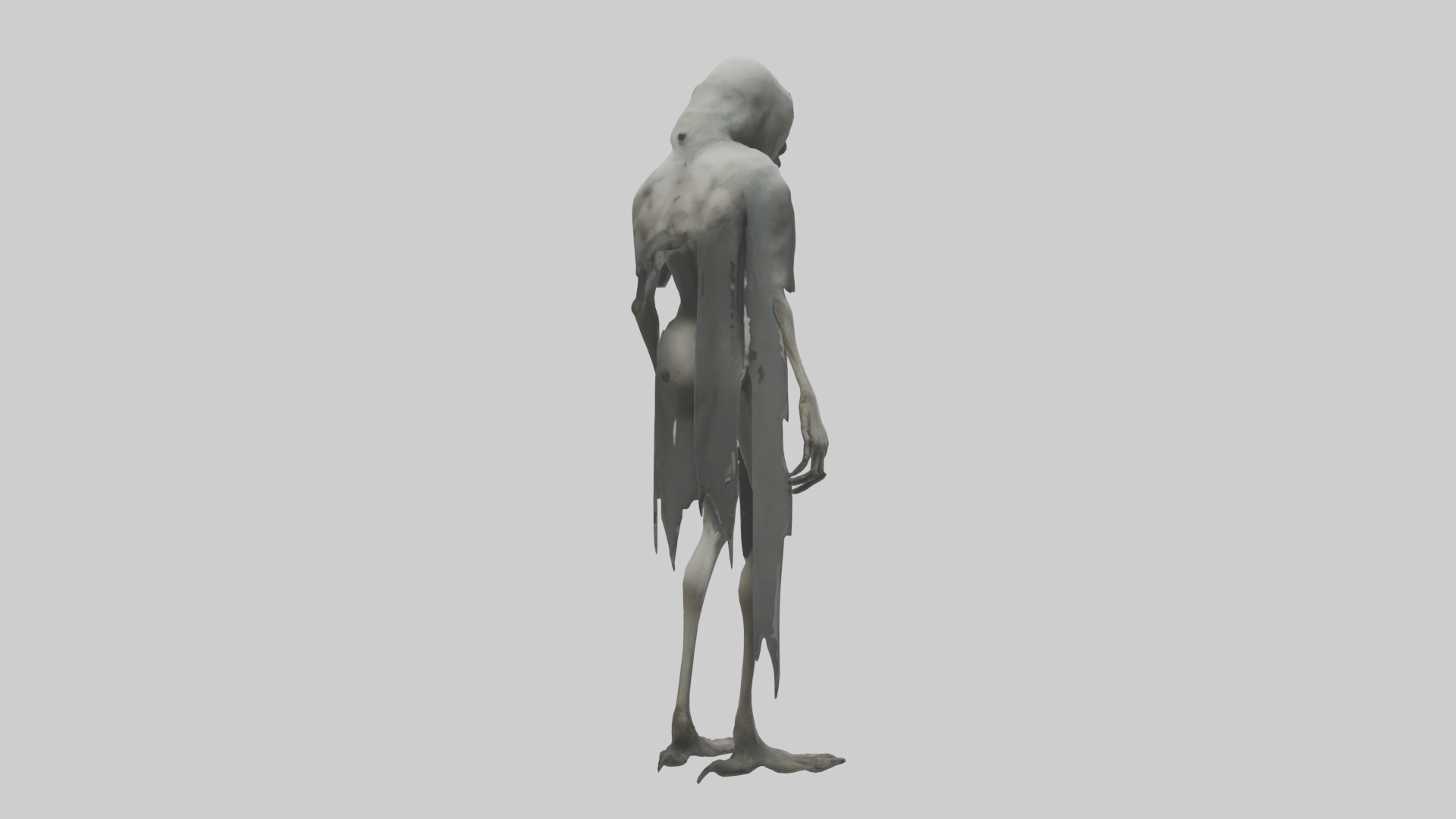 Creepy figure model 3D model_2