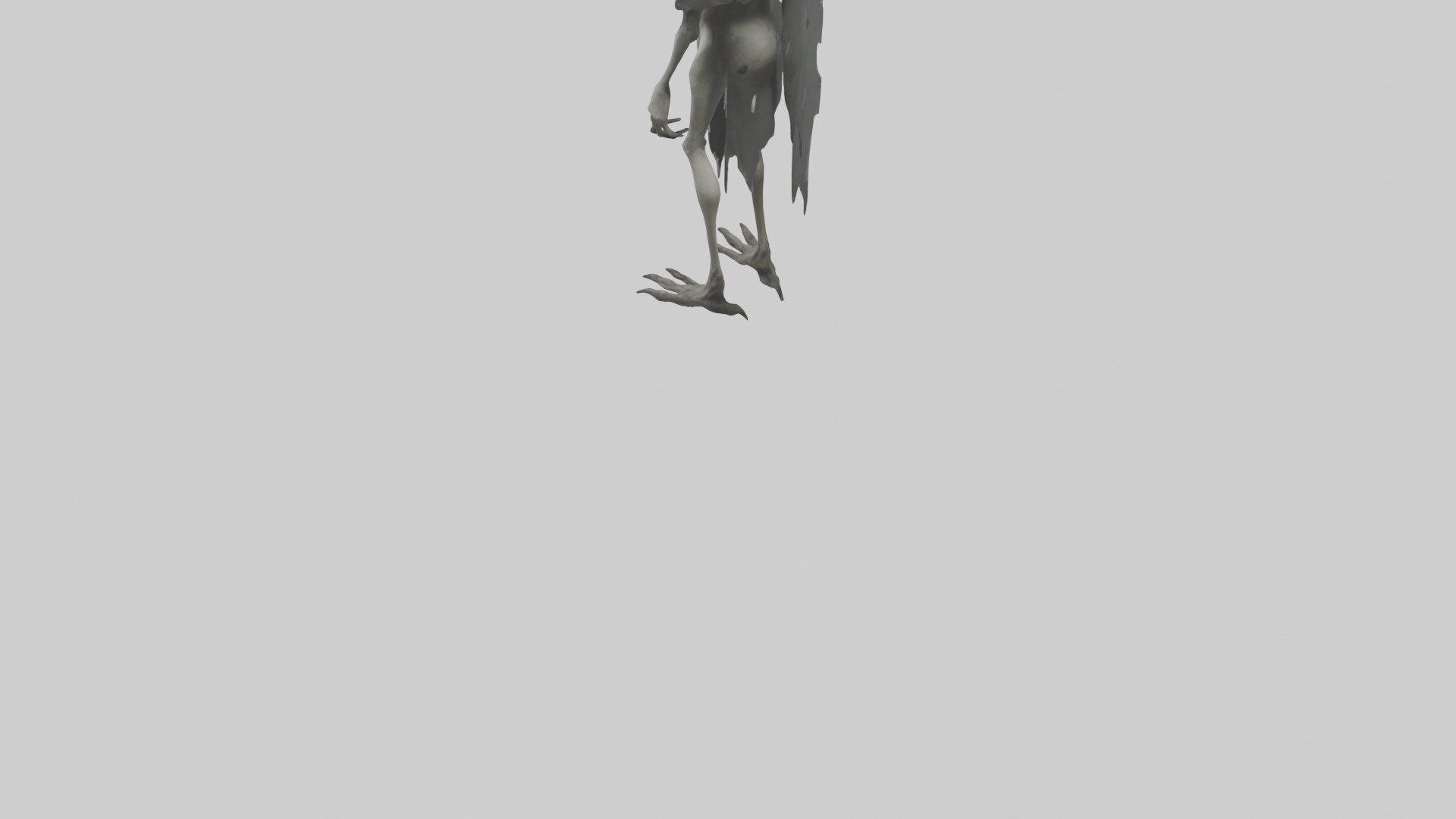 Creepy figure model 3D model_3