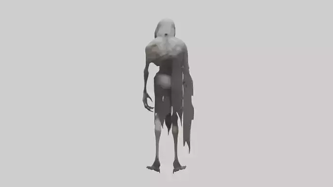 Creepy figure model