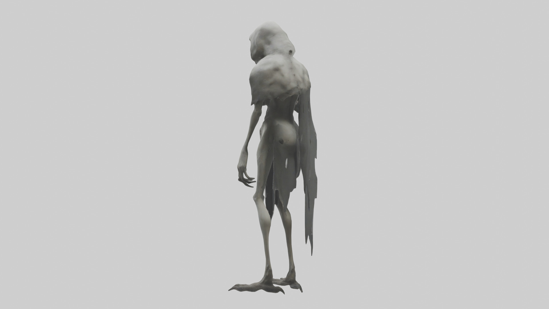 Creepy figure model 3D model_1