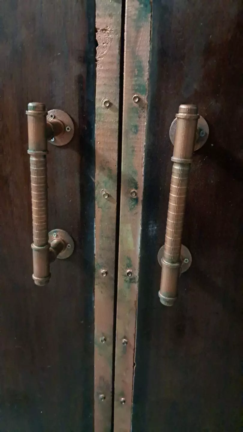 Steampunk Pipe Door Drawer Handle 3D print model