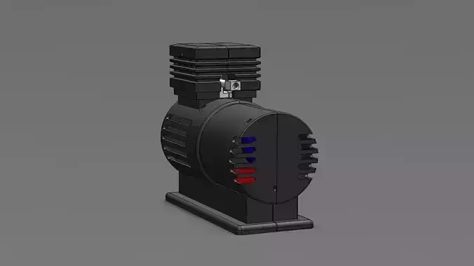 Functional mini air compressor