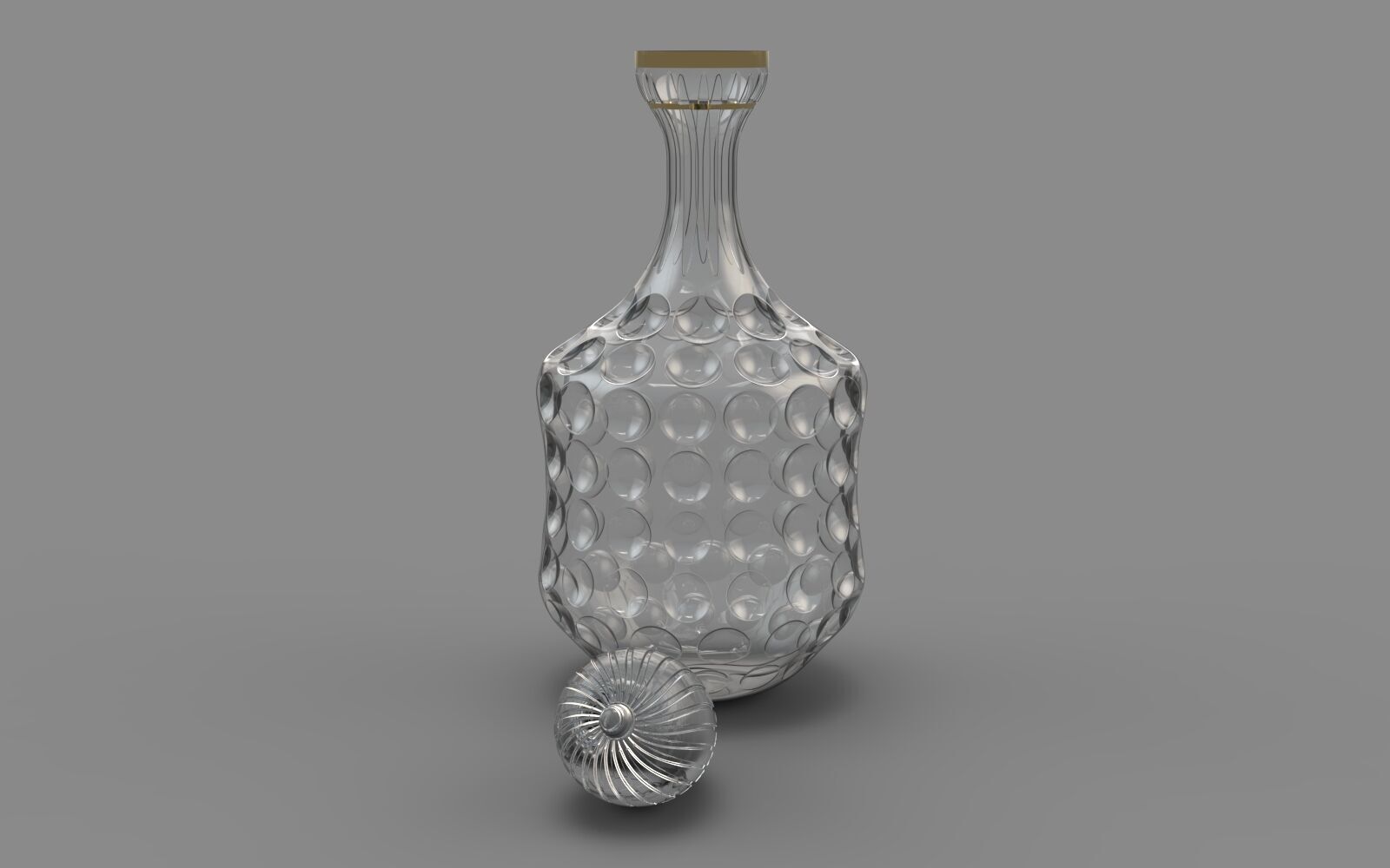 A HIGHLY ATTRACTIVE 3D WINE DECANTER 3D model_7