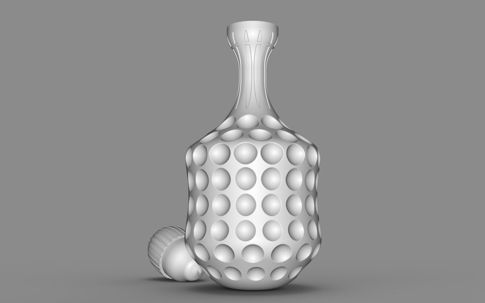 A HIGHLY ATTRACTIVE 3D WINE DECANTER 3D model_11