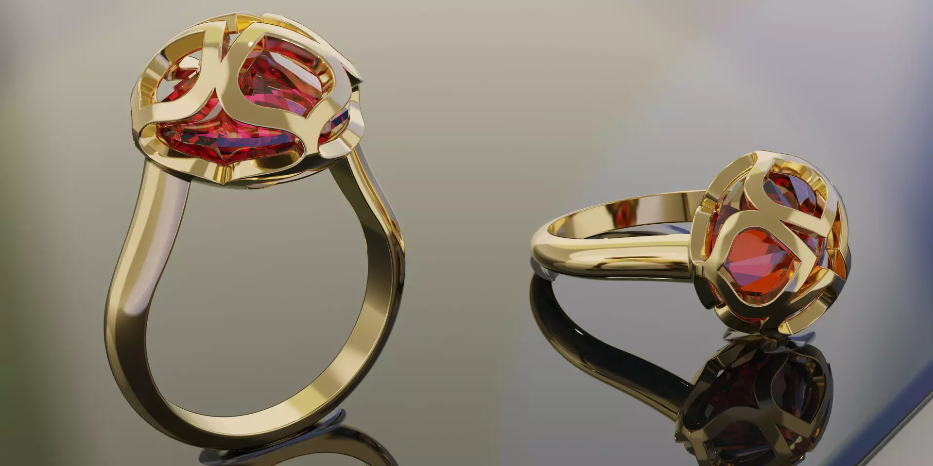 Chopard Imperiale Ring 3D print model_0