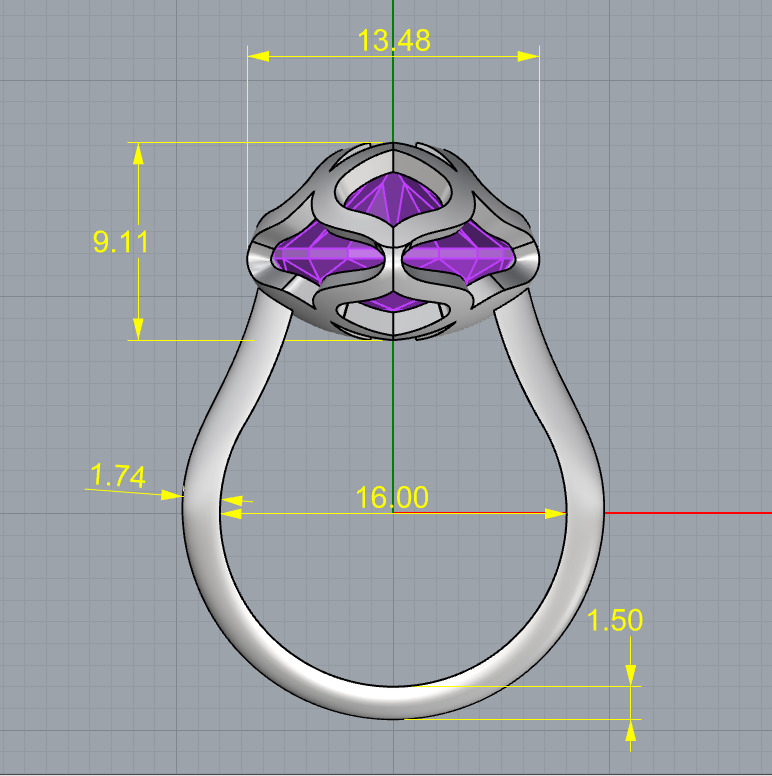 Chopard Imperiale Ring 3D print model_1