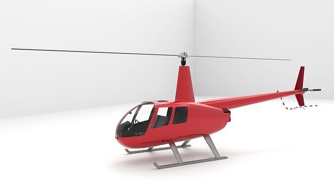 Robinson R66 Modelo 3D 3D model