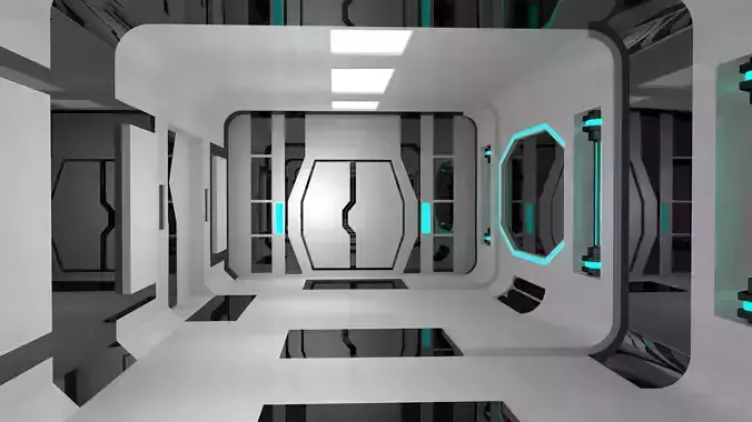 Sci Fi Corridor Interior